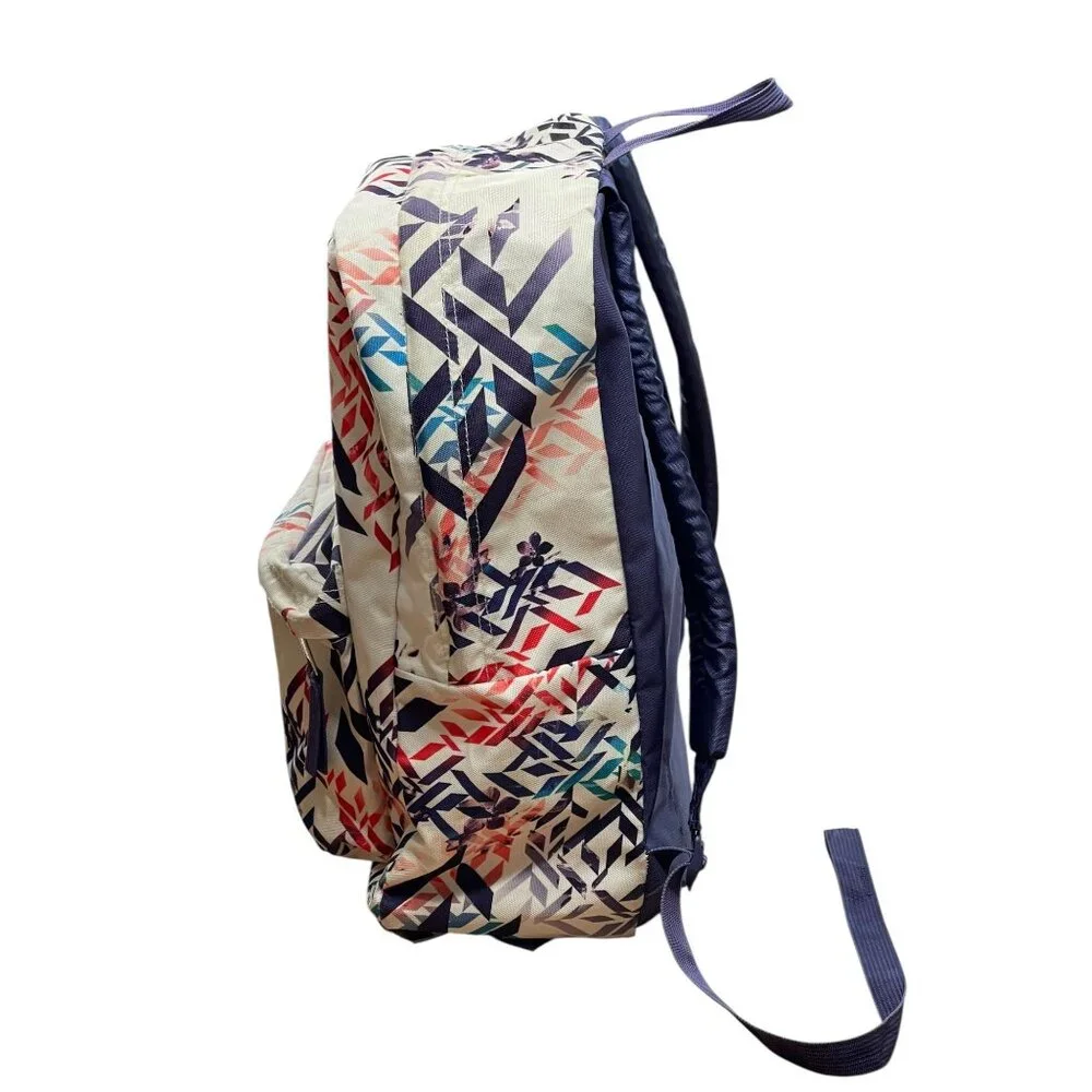 Jansport Superbreak Backpack Abstract Geometric Print Multicolor 42cm x 33cm x 2
